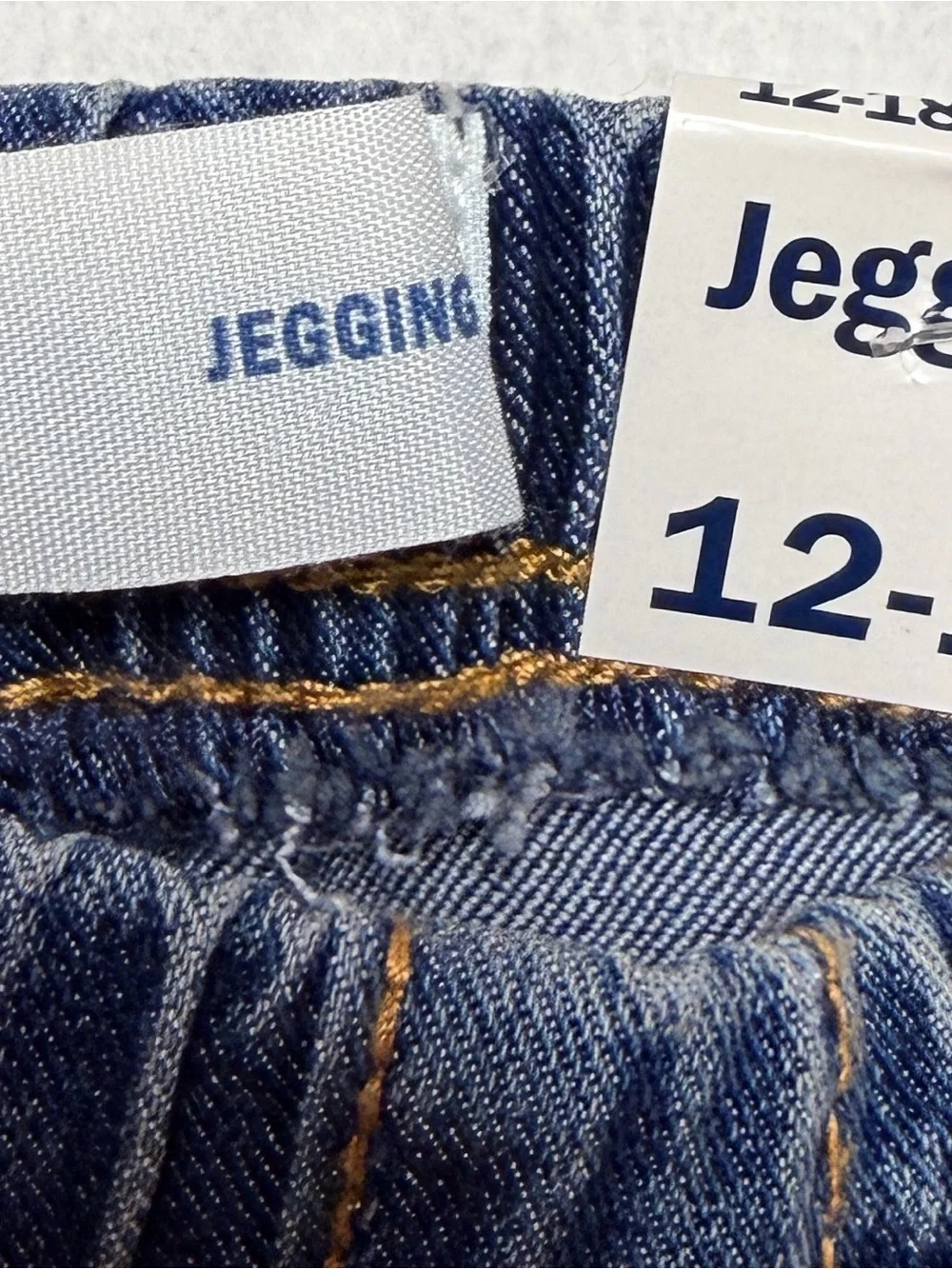 NWT Old Navy Blue & White Stripe Bodysuit & Old Navy Denim Jeggings 12-18M